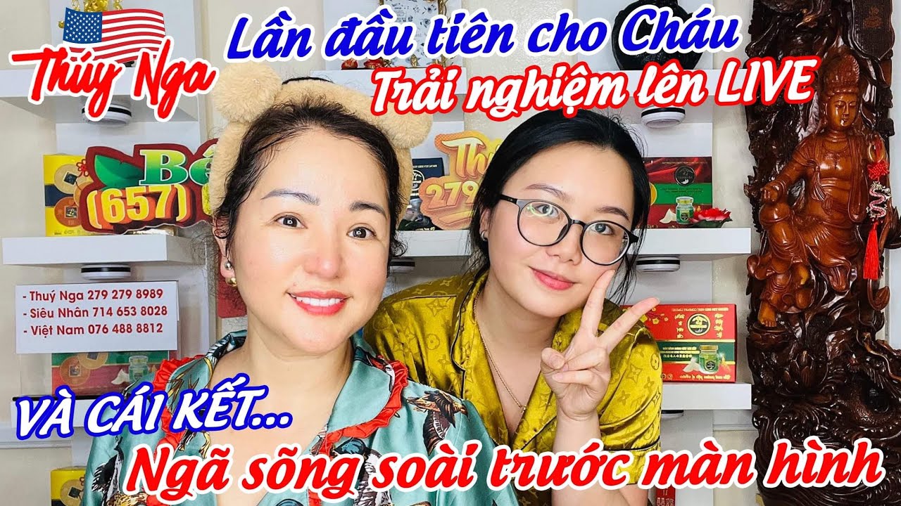 Lần đầu cho Cháu trải nghiệm lên Live… và cái kết ngã sõng soài trước màn hình…