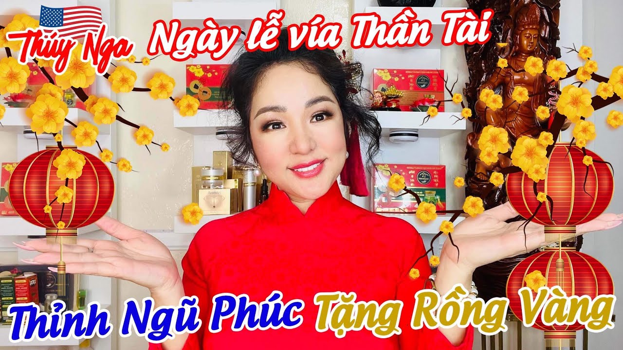 Ngày lễ vía Thần Tài thỉnh Ngũ Phúc tặng Rồng Vàng…