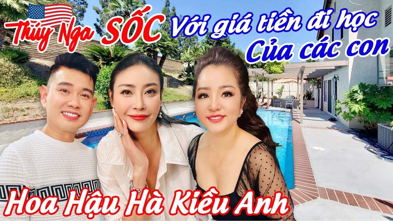 Sốc với giá tiền đi học của các con Hoa Hậu Hà Kiều Anh..