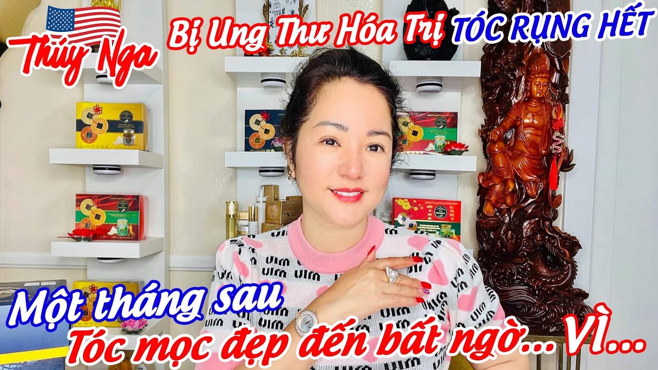 Bị Ung Thư Hoá Trị tóc rụng hết… một tháng sau tóc mọc đẹp đến bất ngờ.. Vì..