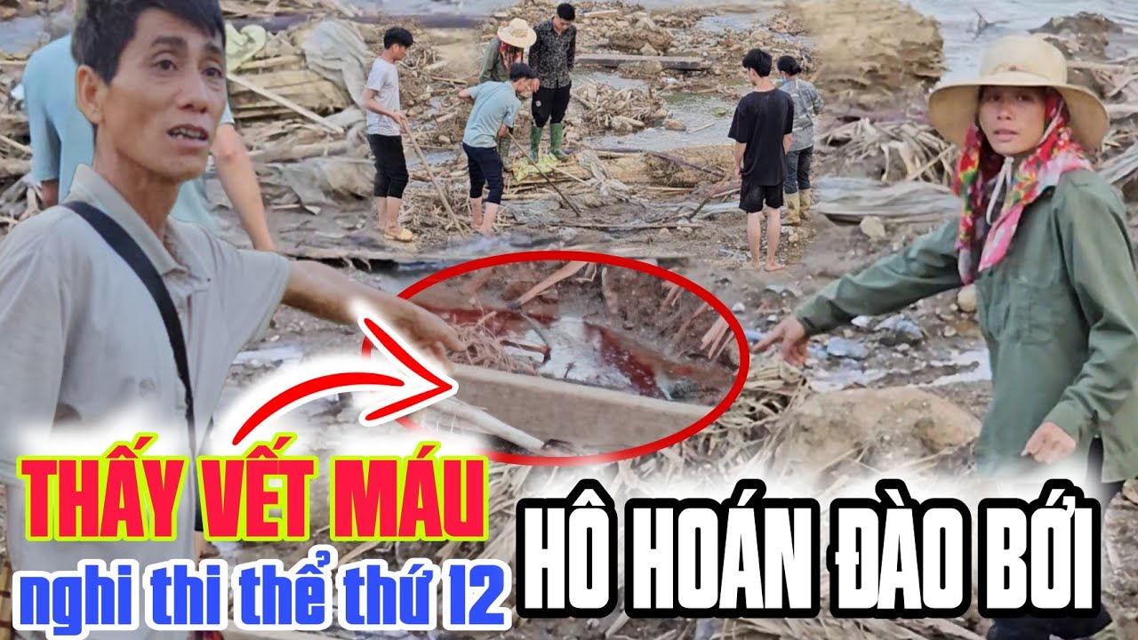 Đang ngồi Thấy VẾT MÁU nghi có thi thể thứ 12 nhà anh cai trong làng nủ