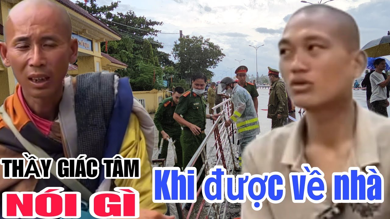 THẦY GIÁC TÂM đi cùng THẦY MINH TUỆ đã về đến nhà