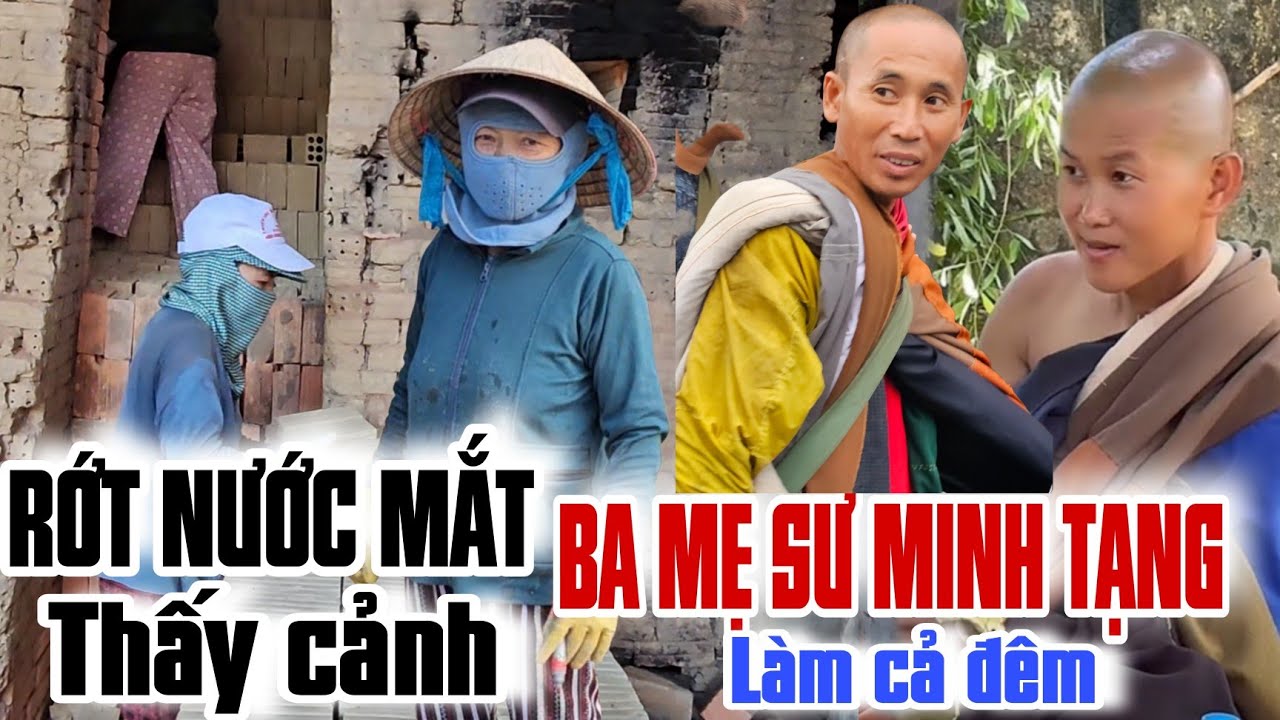 rớt nước mắt nhìn thấy Cảnh  BA MẸ Sư MINH TẠNG