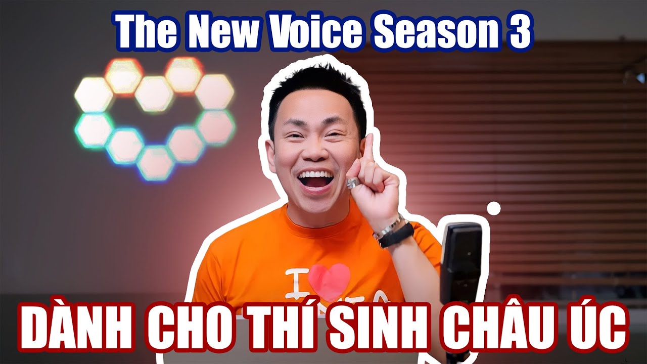 KHỞI ĐỘNG THE NEW VOICE 2024 | Hoài Tâm Với Các Thông Tin Quan Trọng Dành Cho THÍ SINH TẠI CHÂU ÚC