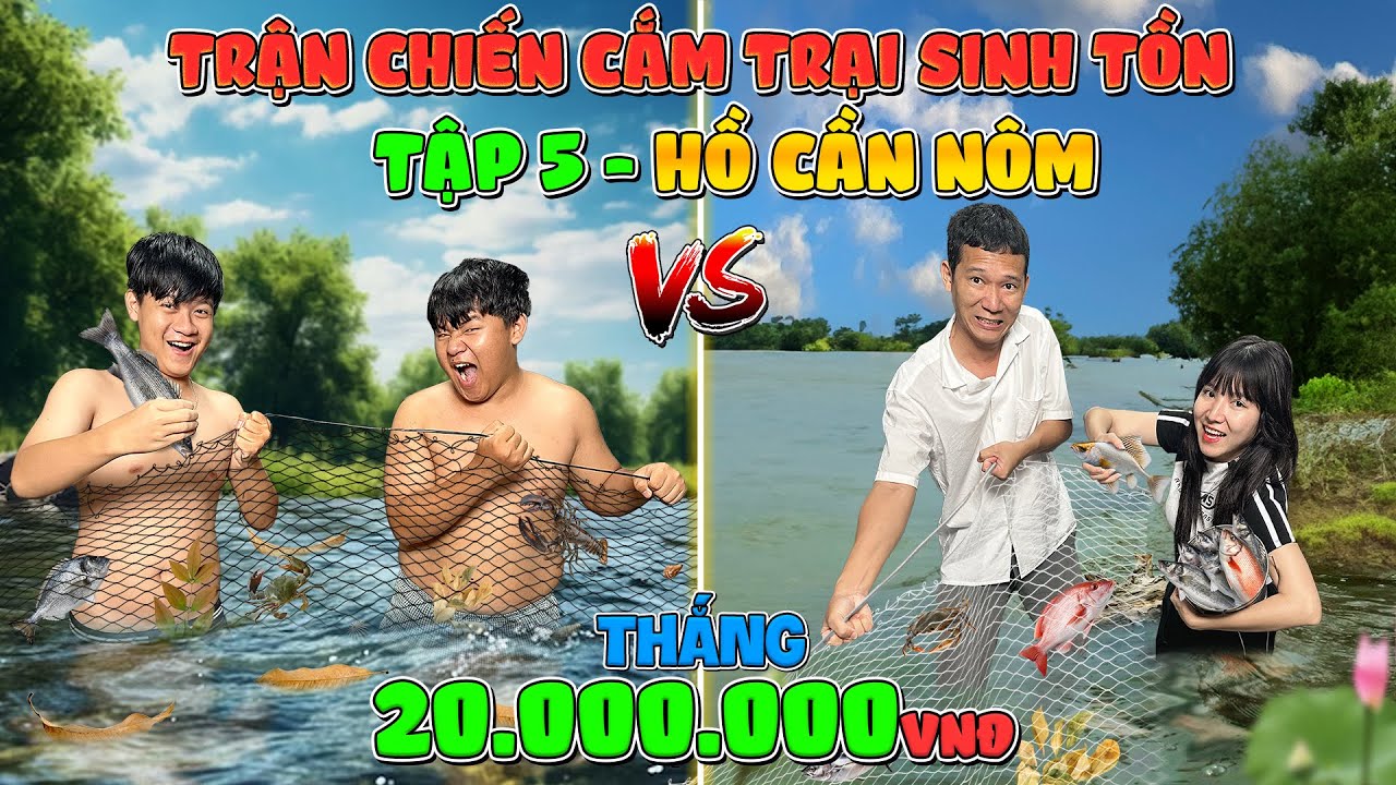 Trận Chiến Cắm Trại Sinh Tồn - Tập 5: Sinh Tồn Với KHÁCH MỜI Bên Bờ Hồ