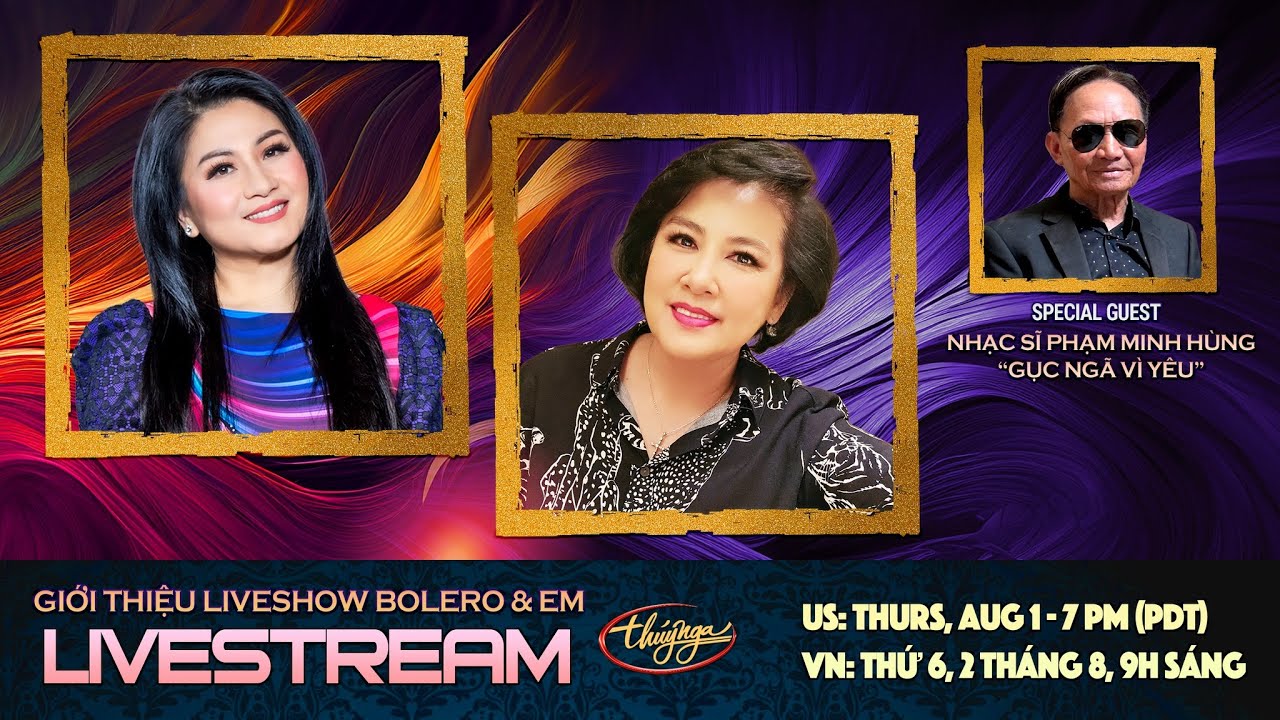 Livestream giới thiệu show Bolero Và Em với Cô Marie Tô, Tâm Đoan, NS Phạm Minh Hùng