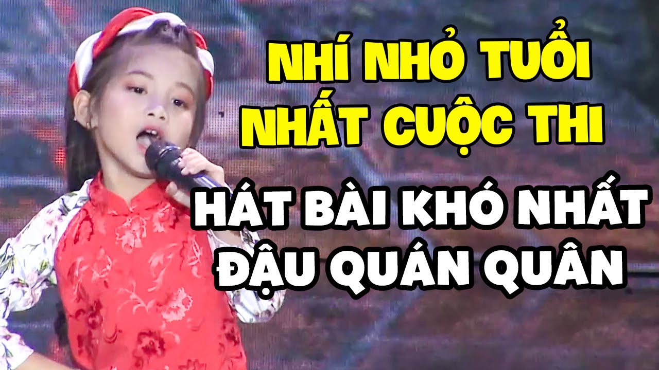 Bé Gái Nhỏ Tuổi Nhất Cuộc Thi HÁT BÀI KHÓ NHẤT Giành Luôn Giải QUÁN QUÂN NHÍ 500 TRIỆU ĐỒNG | THVL