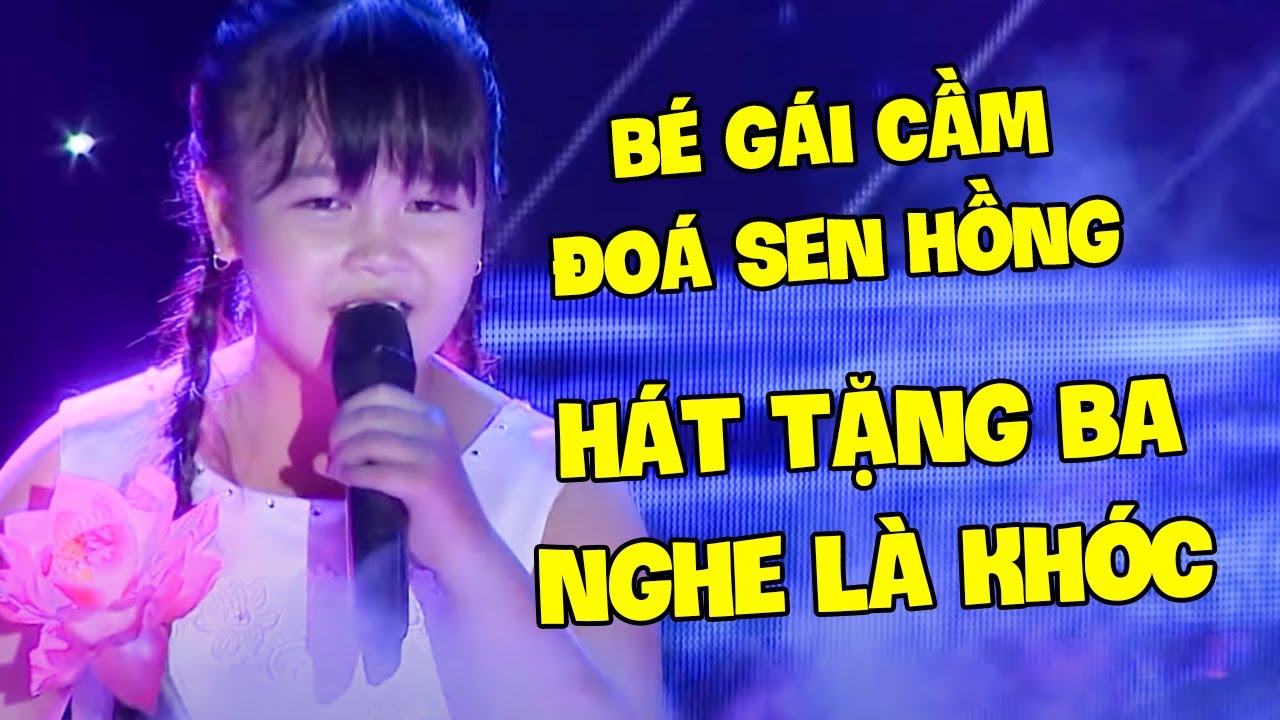 Nhí Cầm Đoá Sen Hồng HÁT TẶNG BA Khiến Cả Khán Đài KHÓC NGHẸN NGÀO | Tuyệt Đỉnh Song Ca Nhí