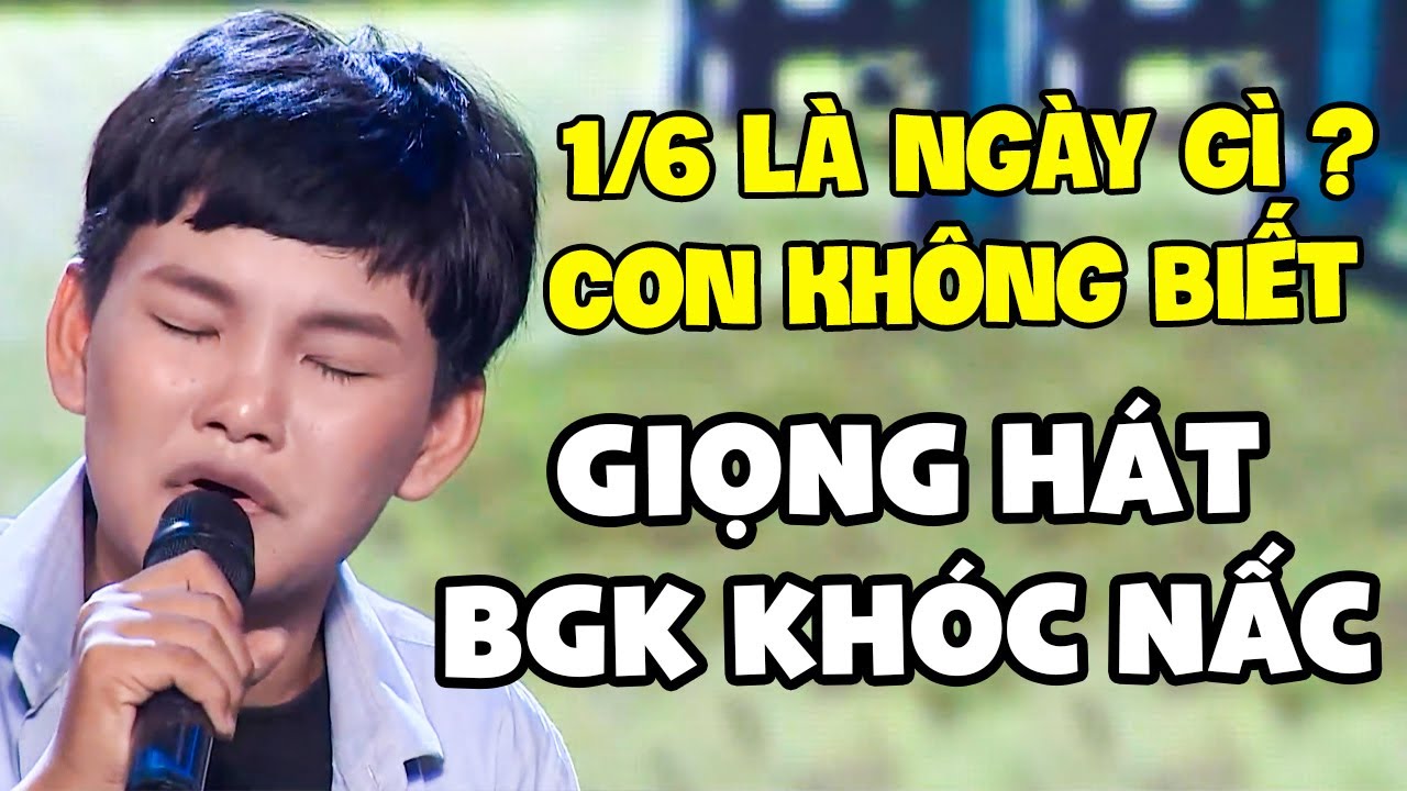 BGK KHÓC NẤC Nhí 13 Tuổi Có Tuổi Thơ ĐẦY BẤT HẠNH Vừa Hát Vừa Khóc Vì Tuổi Thân Ai Nghe Cũng Nghẹn