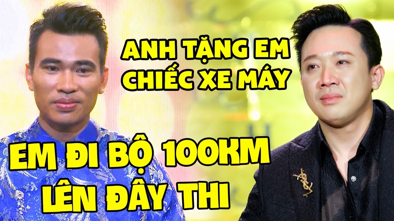 Anh Trai Người DAO QUẦN CHẸT Đi Bộ Hơn 100KM Để Thi Hát Làm Trấn Thành BẬT KHÓC Tặng 1 Chiếc Xe Máy