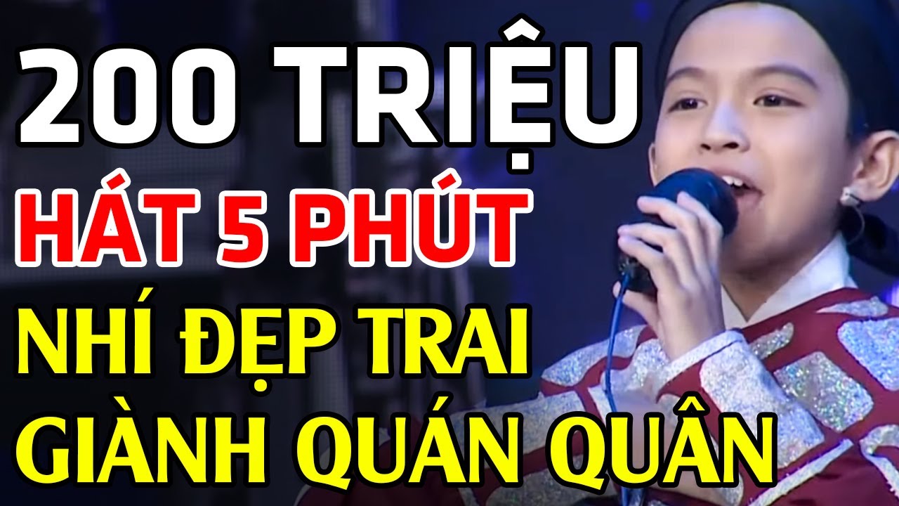 CỰC PHẨM Nhí 7 Tuổi Hát 5 Phút Được 200 Triệu Giành Giải QUÁN QUÂN NHÍ Vì Ca Quá Hay | THVL