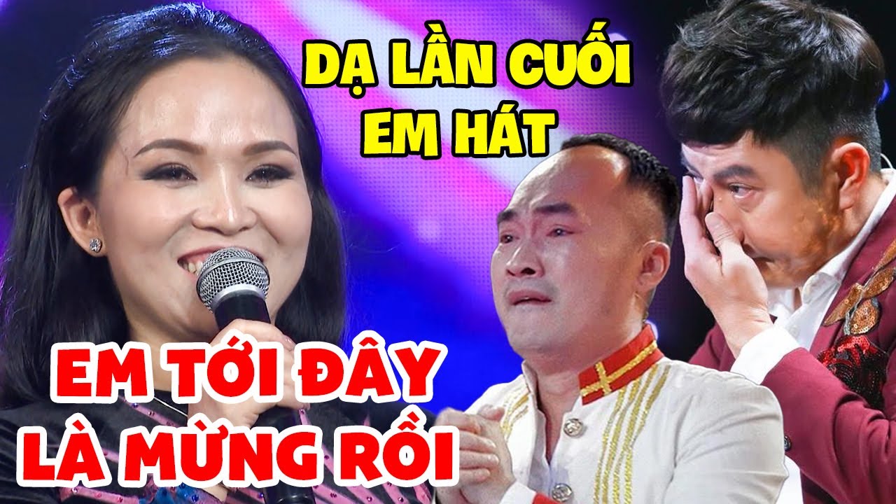 Chị Gái Khiến Cả Trường Quay BẬT KHÓC Vì Xin Hát Bài Cuối Ai Nghe Cũng Rơi Nước Mắt | THVL