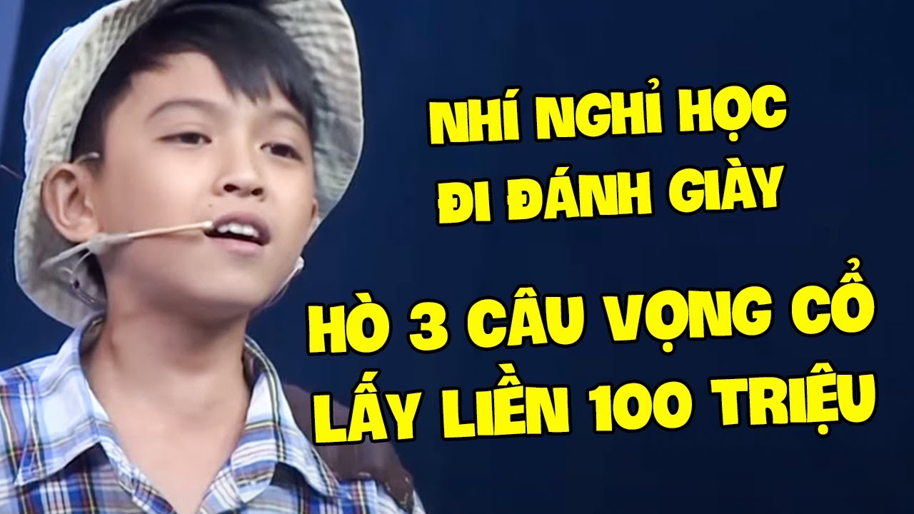 Nhí 7 Tuổi ĐÁNH GIÀY RONG Hò Đúng 3 Câu Vọng Cổ NHẬN HƠN 100 TRIỆU TIỀN MẶT | Tuyệt Đỉnh Song Ca Nhí