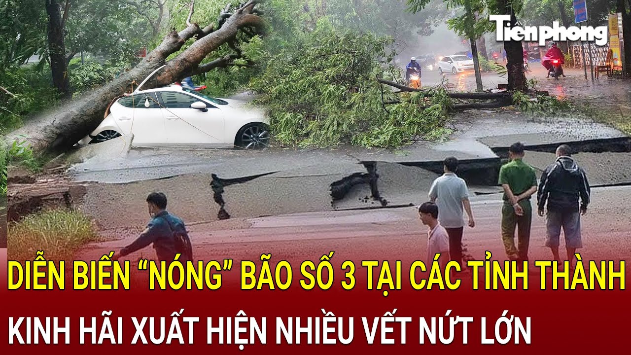 Bản tin thời sự 7/9: Diễn biến “nóng” bão số 3 tại các tỉnh thành chịu ảnh hưởng trực tiếp