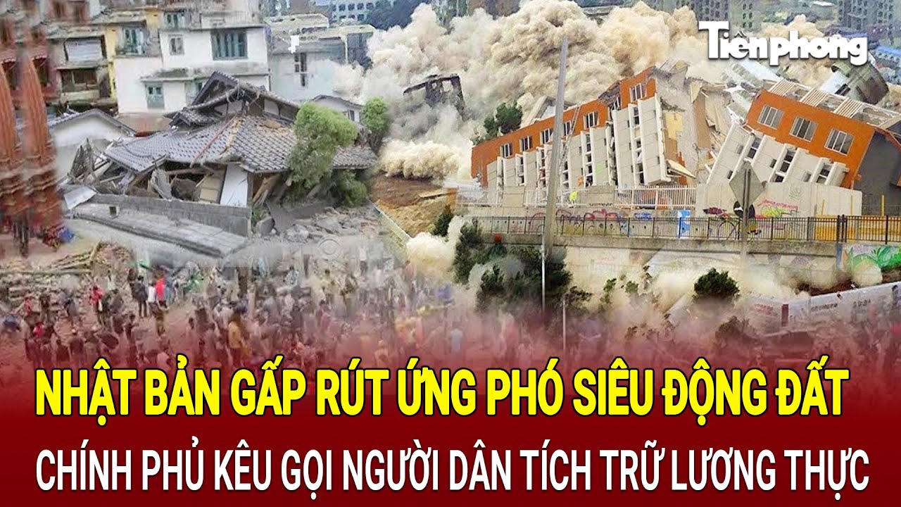 Nhật Bản gấp rút ứng phó siêu động đất, Chính phủ kêu gọi người dân tích trữ lương thực