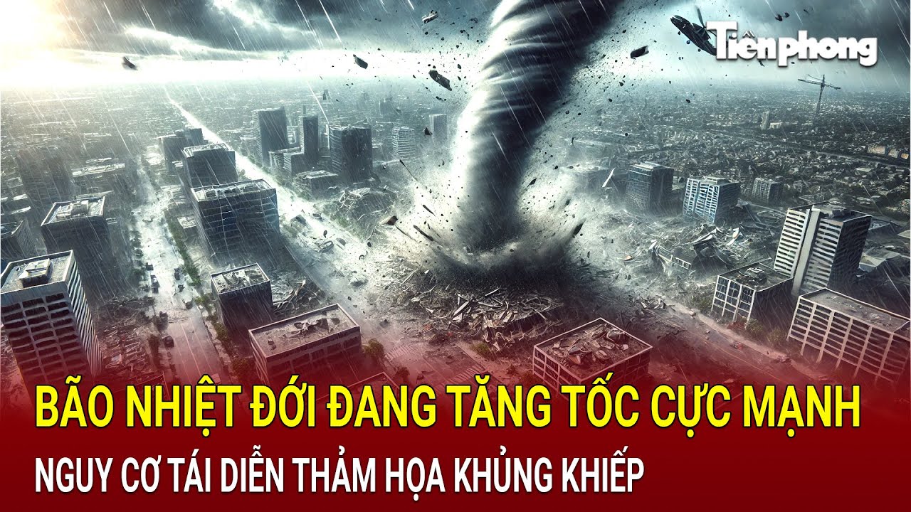 Bão nhiệt đới đang tăng tốc cực mạnh, nguy cơ tái diễn thảm họa khủng khiếp