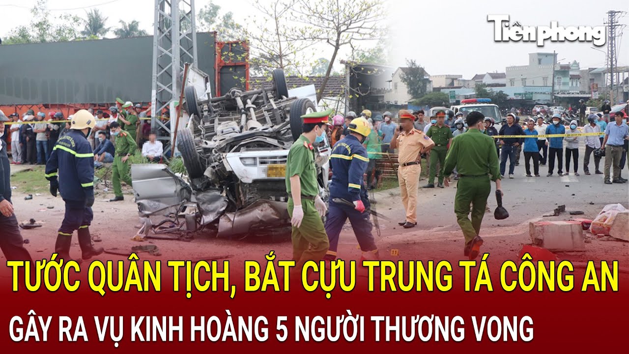 Bản tin trưa 21/8: Tước quân tịch, bắt cựu trung tá Công an gây ra vụ kinh hoàng 5 người thương vong