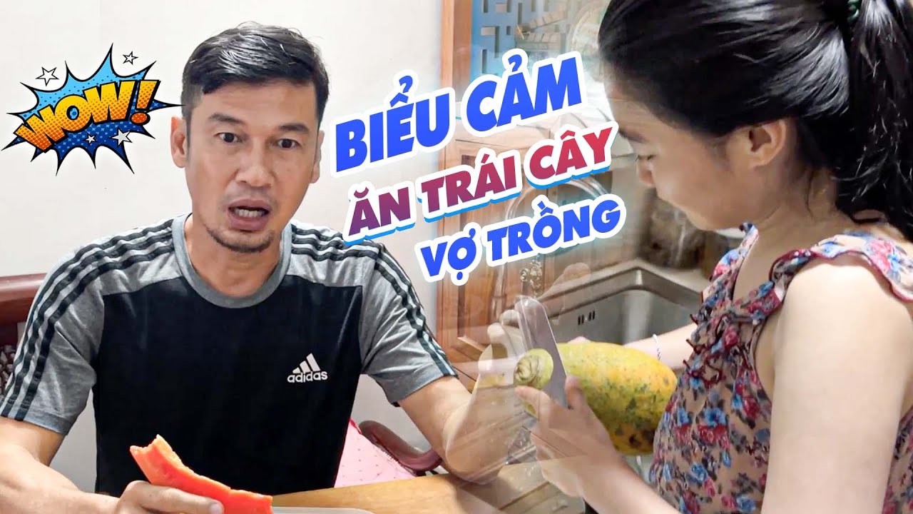 Tiết Cương và Ngọc Thưởng quyết tâm trồng bằng lăng và thu hoạch đu đủ trong vườn