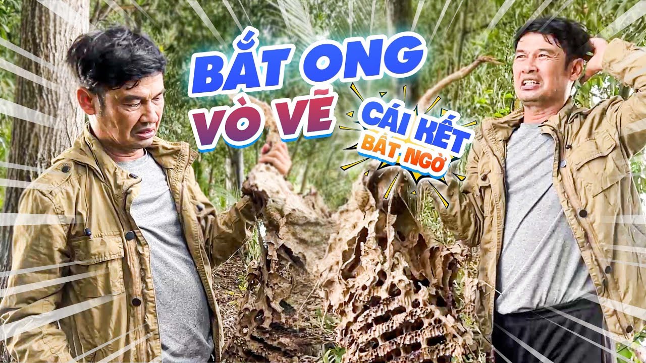 Tiết Cương sợ bị ong chích khi gặp tổ ong khổng lồ trong vườn nhà Ngọc Thưởng