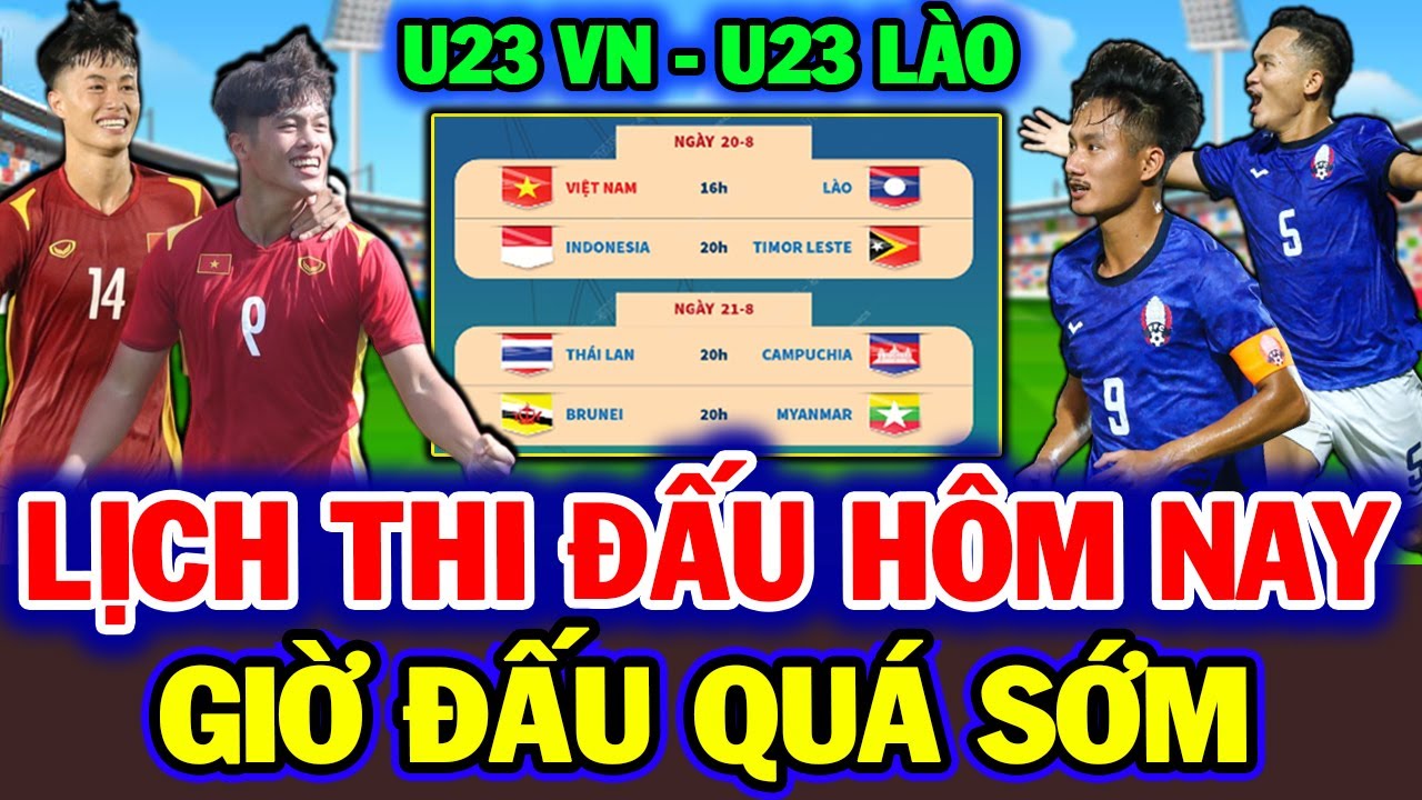 Lịch Thi Đấu U23 ĐNA Hôm Nay: Đương Kim Vô Địch U23 Việt Nam Xuất Trận, NHM Nín Thở Chờ Đợi