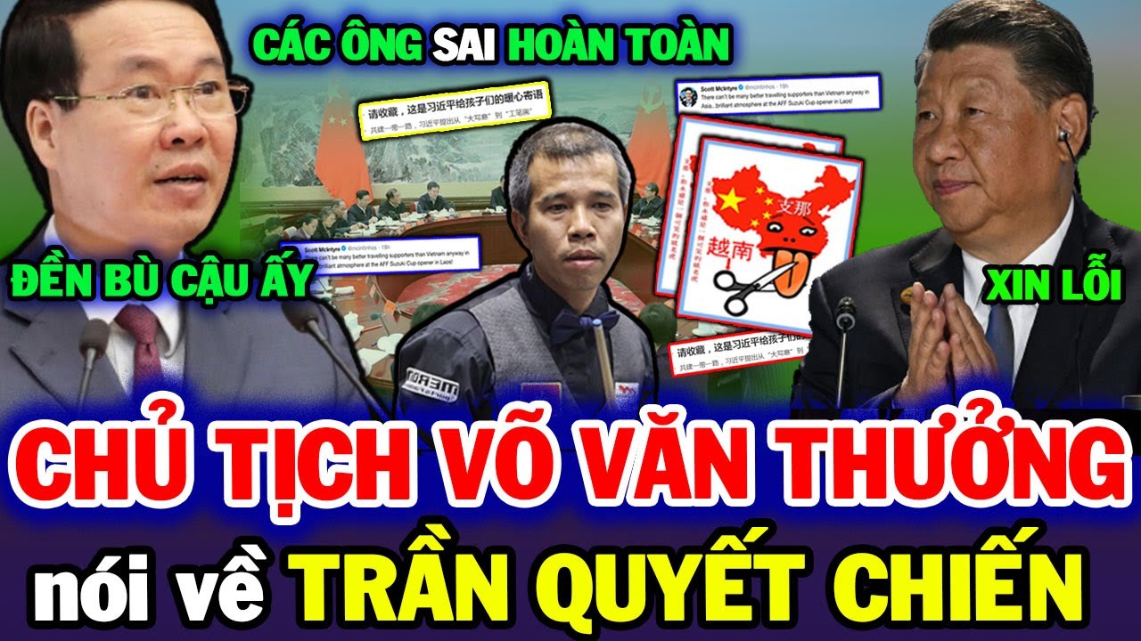 Diễn biến nóng vụ VĐV Trần Quyết Chiến, chủ tịch Võ Văn Thưởng đã lên tiếng, quyết đòi lại công bằng