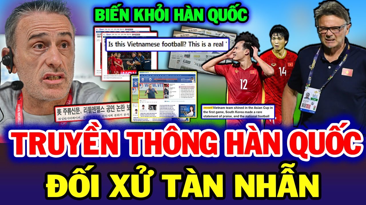 Báo Hàn Quốc đối xử thậm tệ Việt Nam trước trận giao hữu, gọi tên thầy Park thay Troussier