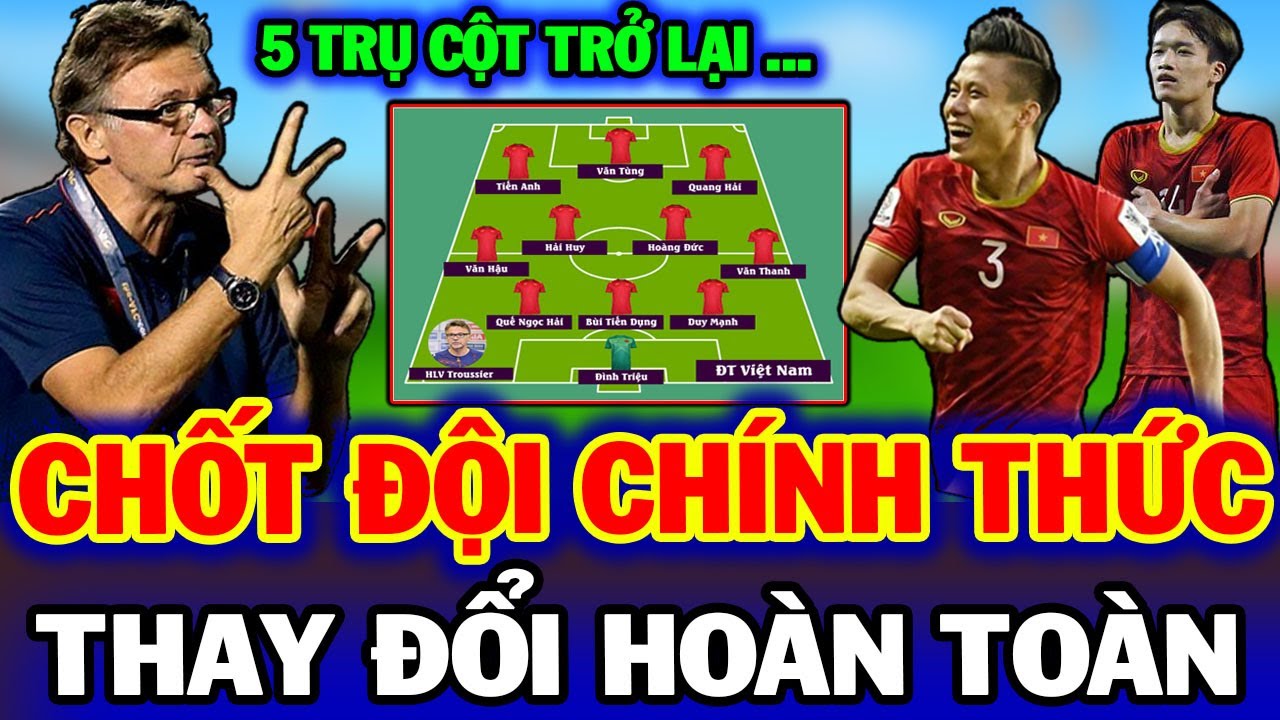 Chốt Đội Hình Chính Thức, Troussier thay đổi đột ngột trước giờ bóng lăn, loại thẳng Tiến Linh