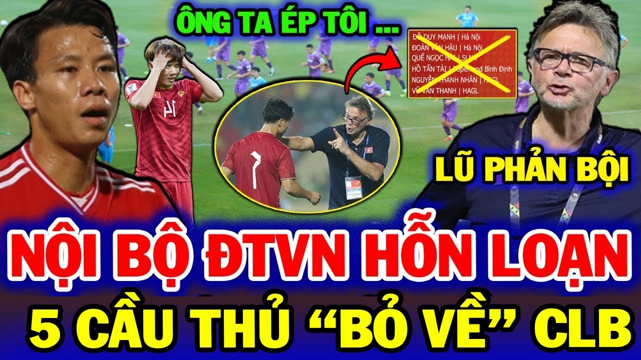 ĐTVN Xảy Ra Xung Đột Lớn, Hlv Troussier Nổi Điên | Nhm Bàng Hoàng