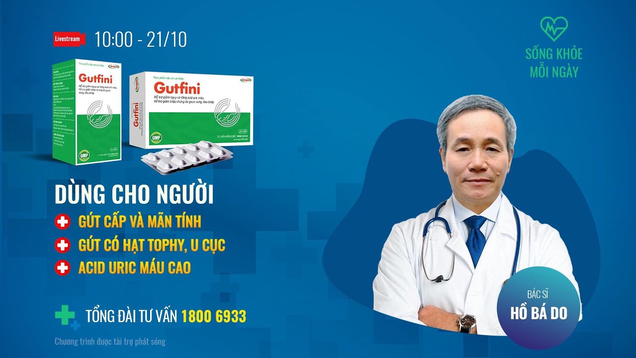 [Sống khoẻ mỗi ngày] Những lưu ý cho người bệnh Gút cấp và mạn tính, acid uric cao | Cuộc sống 24h