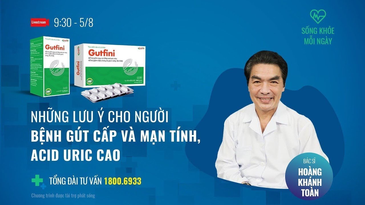 [SỐNG KHOẺ MỖI NGÀY] Gút cấp và mãn tính, Gút có hạt TOPHY | Tin mới