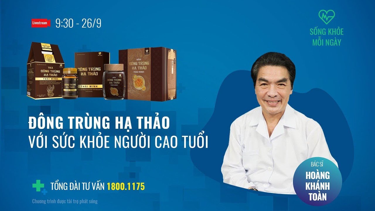 [SỐNG KHOẺ MỖI NGÀY] ĐÔNG TRÙNG HẠ THẢO VỚI SỨC KHỎE NGƯỜI CAO TUỔI | Cuộc sống 24h