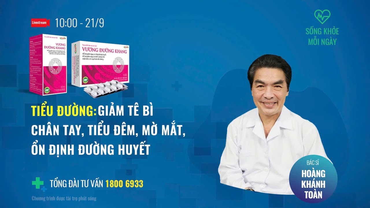 [Sống khoẻ mỗi ngày] Giảm tê bì chân tay, tiểu đêm, mờ mắt, ổn định đường huyết | Toàn cảnh 24h