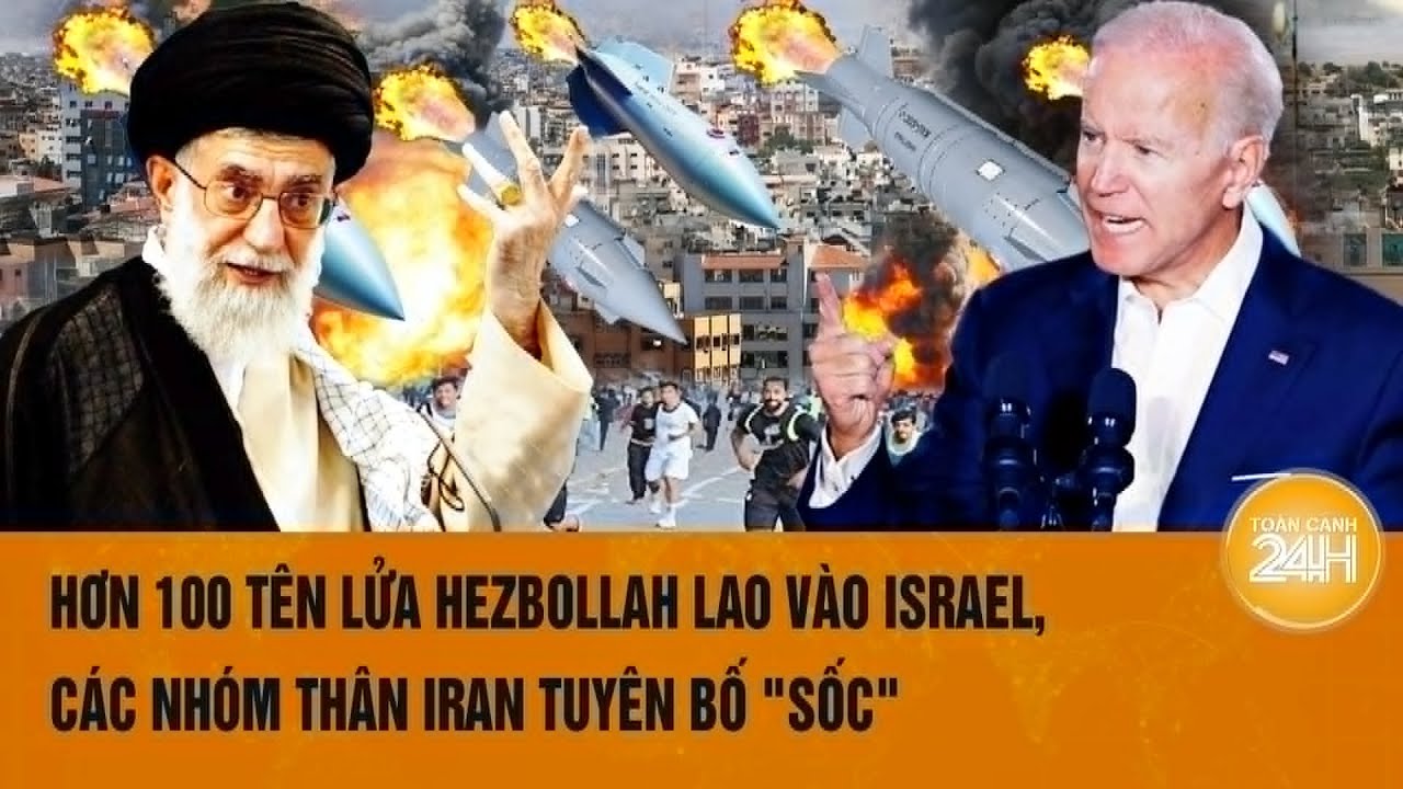 Thời sự quốc tế 21/8: Hơn 100 tên lửa Hezbollah lao vào Israel, các nhóm thân Iran tuyên bố "sốc"