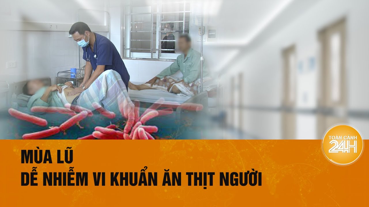 Vì sao số người nhiễm “vi khuẩn ăn thịt người” tăng cao trong mùa mưa lũ?   | Toàn cảnh 24h