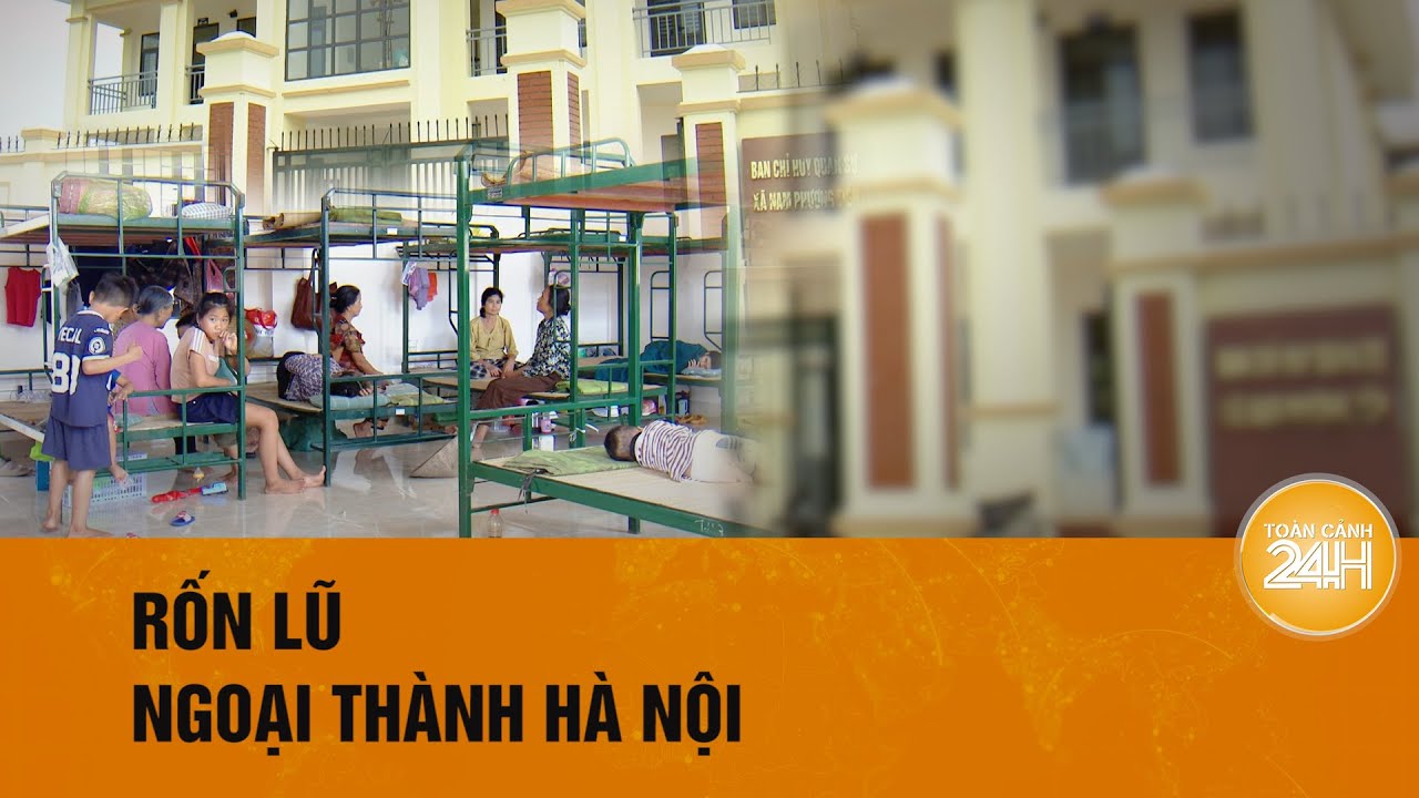 Hà Nội: Người dân vùng rốn lũ được di dời đến nơi an toàn| Toàn cảnh 24h