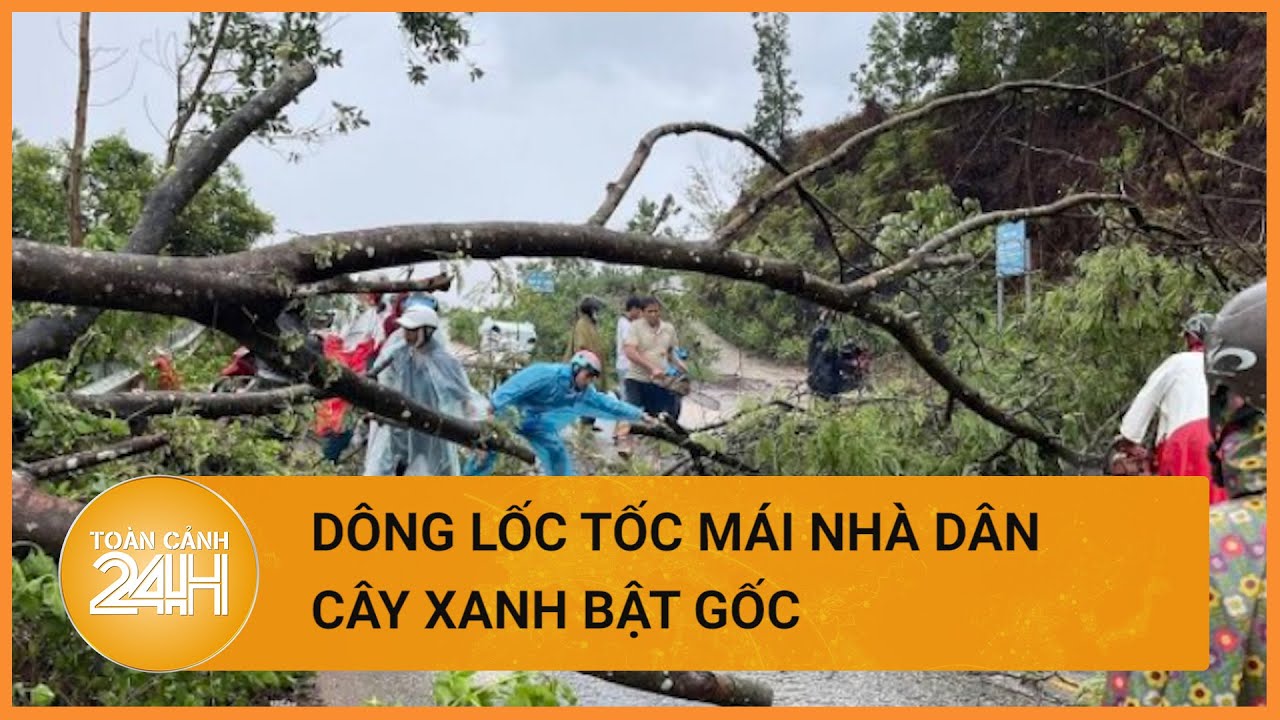 Một học sinh bị thương khi dông lốc quét qua Bình Phước| Toàn cảnh 24h