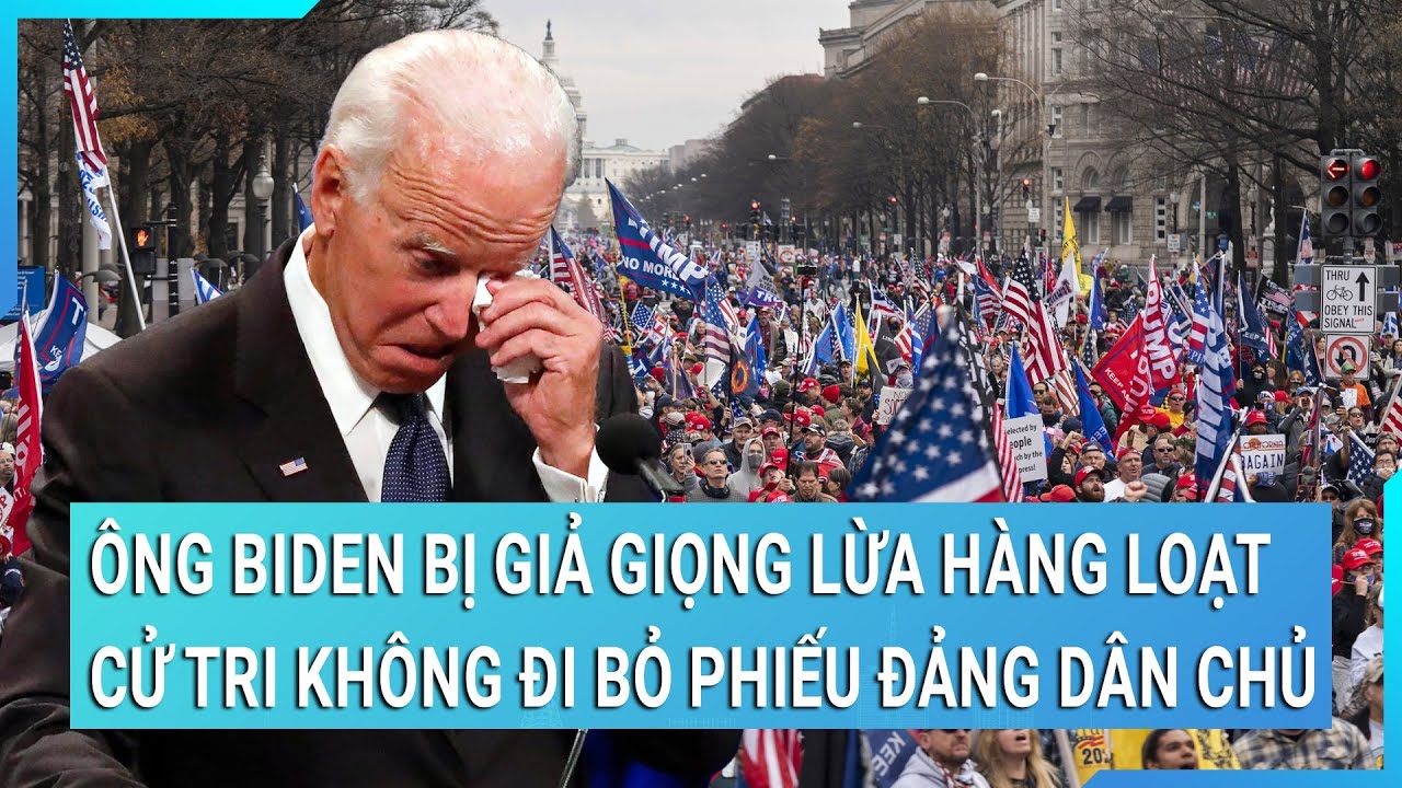 Bầu cử sơ bộ ở Mỹ: Ông Biden bị giả giọng lừa hàng loạt cử tri không đi bỏ phiếu cho đảng Dân chủ