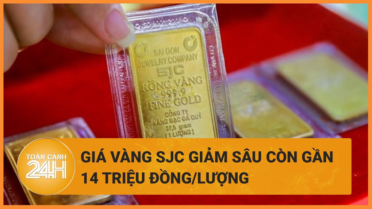 Vàng miếng SJC giảm giá gần 14 triệu đồng/lượng sau những nỗ lực "bình ổn giá"  | Toàn cảnh 24h