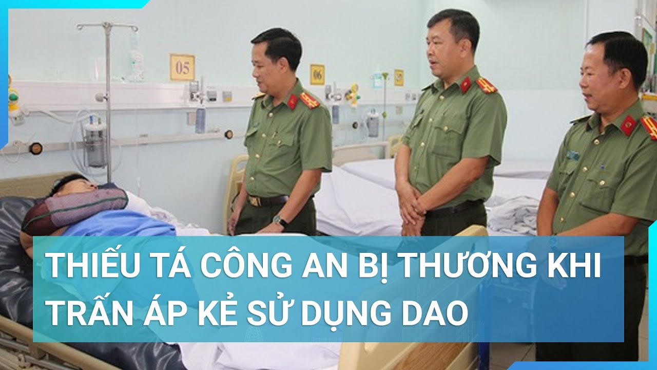 An Giang: Thiếu tá công an bị thương khi trấn áp kẻ dùng dao tấn công người dân | Cuộc sống 24h