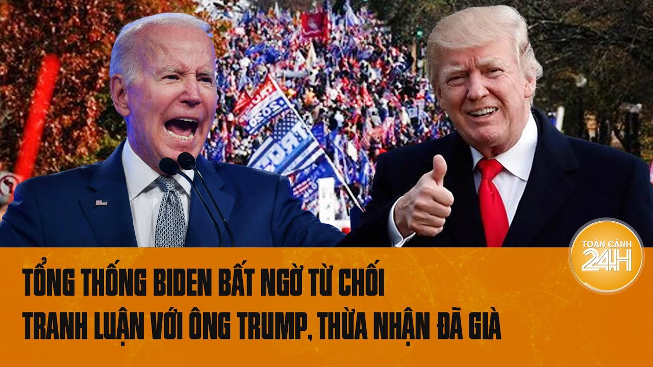 Điểm nóng quốc tế 17/7: Tổng thống Biden bất ngờ từ chối tranh luận với ông Trump, thừa nhận đã già