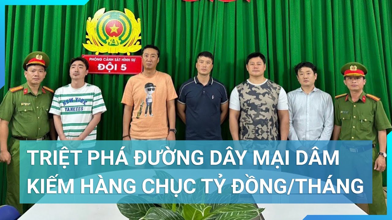 Triệt phá đường dây mại dâm kiếm hàng chục tỷ đồng/tháng của chủ nhà hàng người Hàn Quốc