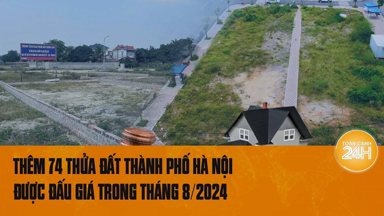 Sẽ đấu giá thêm 74 thửa đất ở ngoại thành Hà Nội trong tháng 8/2024 | Toàn cảnh 24h