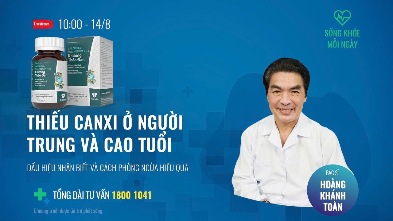 [Sống khoẻ mỗi ngày] Thiếu canxi ở người trung và cao tuổi | Toàn cảnh 24h