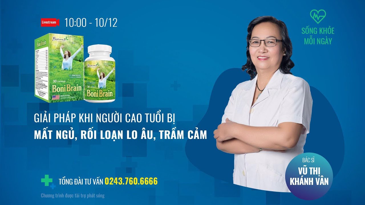 [Sống khoẻ mỗi ngày] Khi người cao tuổi bị trầm cảm, rối loạn lo âu, mất ngủ | Cuộc sống 24h