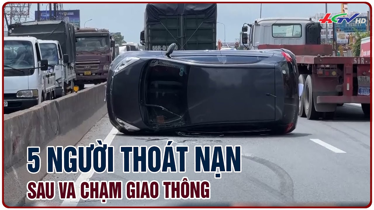 5 người thoát nạn sau va chạm giao thông | Tin nóng Mekong