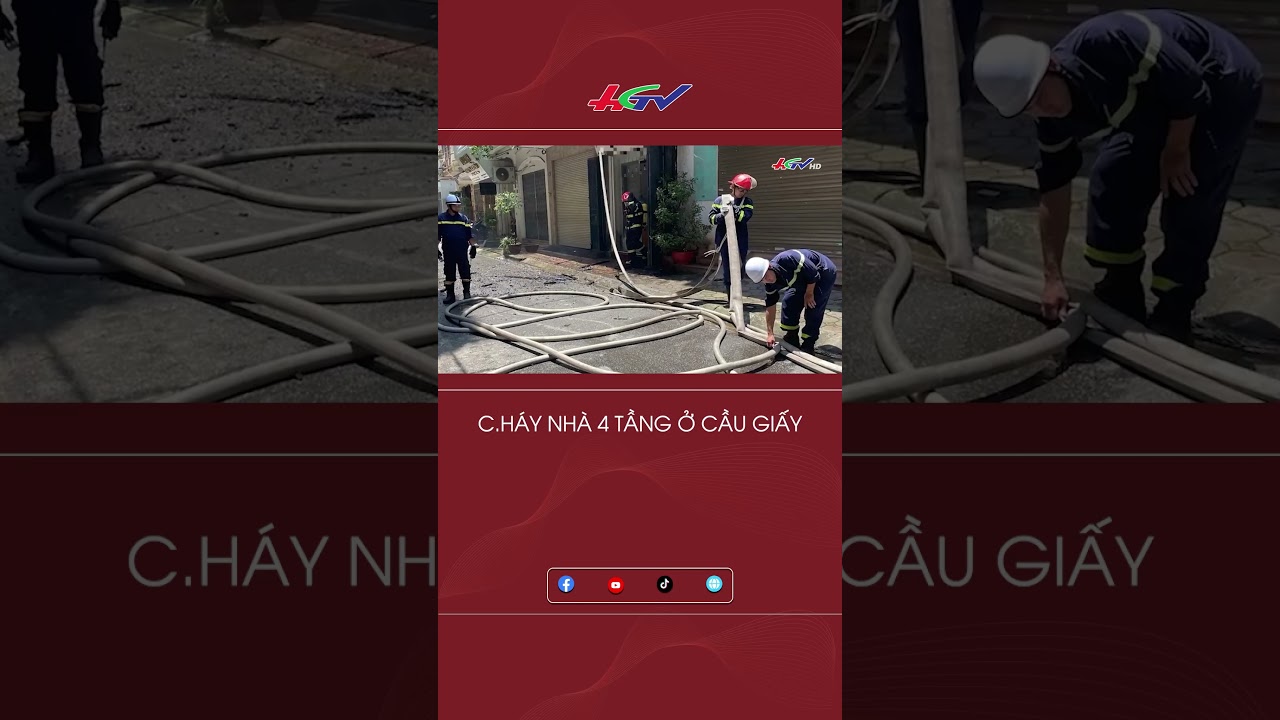 C.háy nhà 4 tầng ở Cầu Giấy #shortshgtv | Tin nóng Mekong