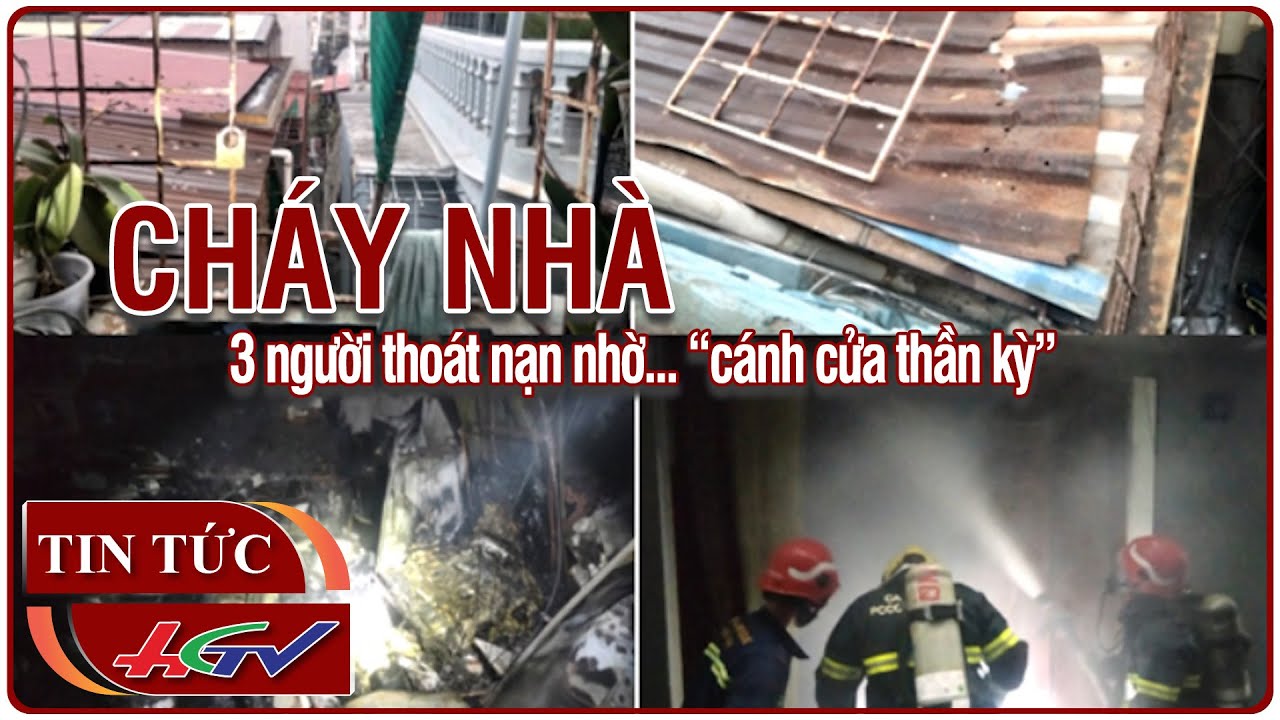 Cháy nhà, 3 người thoát nạn nhờ... “cánh cửa thần kỳ” | Tin nóng Mekong