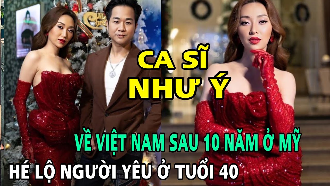 Ca sĩ Như Ý trở lại Việt Nam sau 10 năm ở Mỹ. Hé lộ người yêu ở tuổi U40?