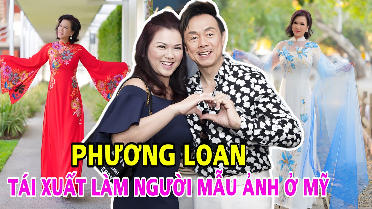 Ca sĩ Phương Loan -vợ nghệ sĩ Chí Tài “TÁI XUẤT”lần đầu làm mẫu cho bộ sưu tập áo dài tại Mỹ