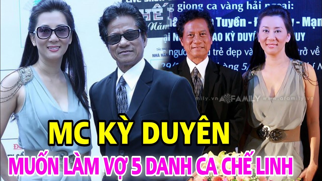 MC Kỳ Duyên muốn làm vợ thứ 5 của danh ca Chế Linh khiến anh "đứng hình" trên sân khấu